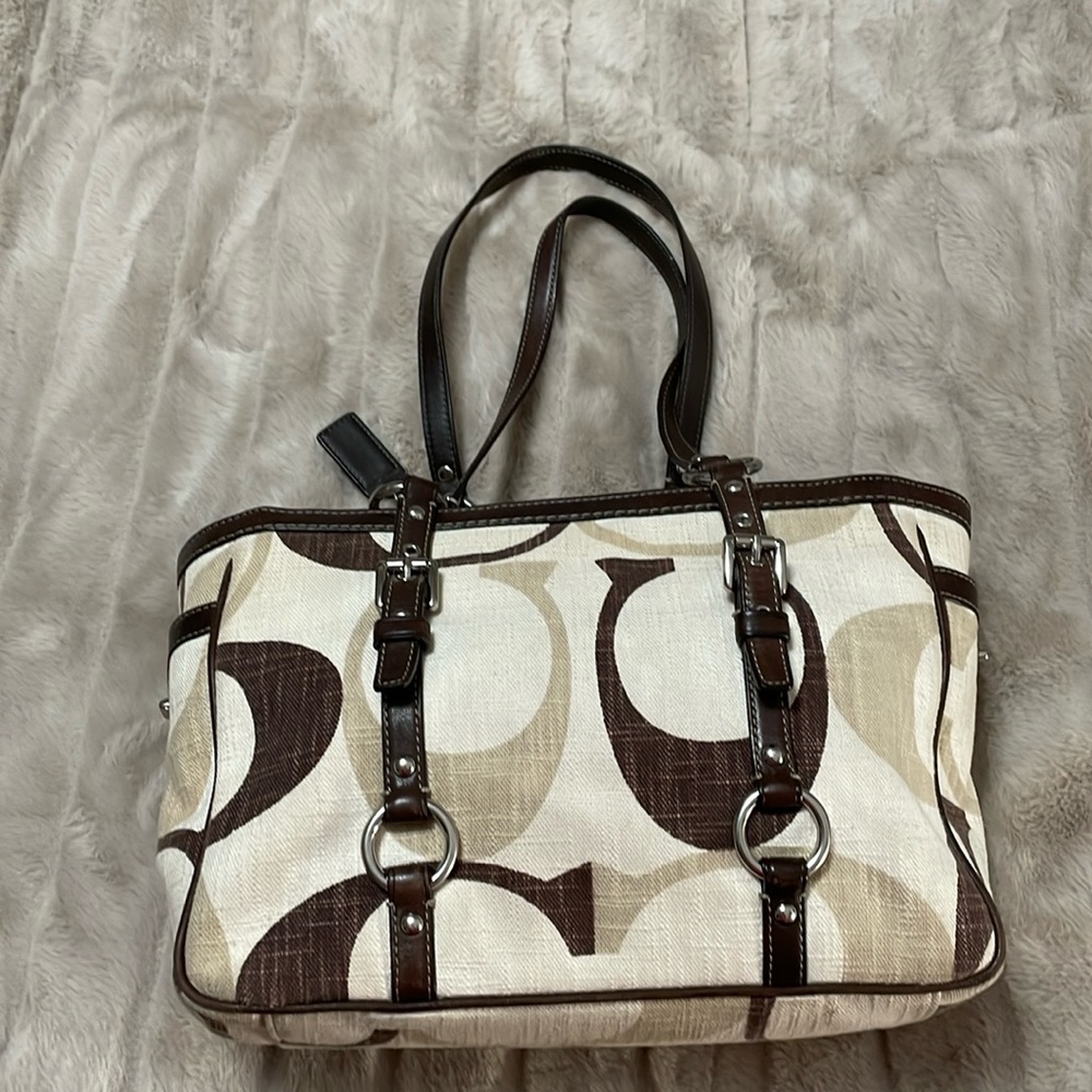 Coach gallery canvas tote bag B24